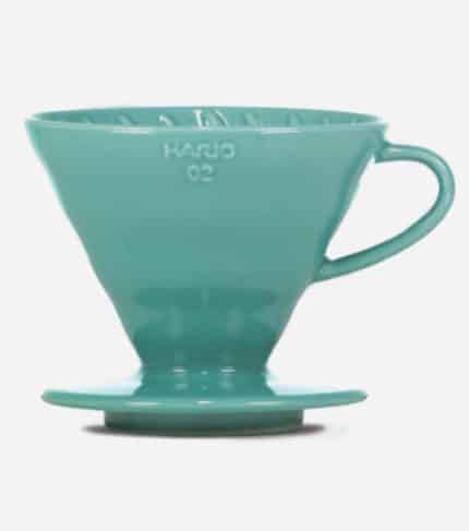 V60 Kaffeefilterhalter Porzellan turquoise-green